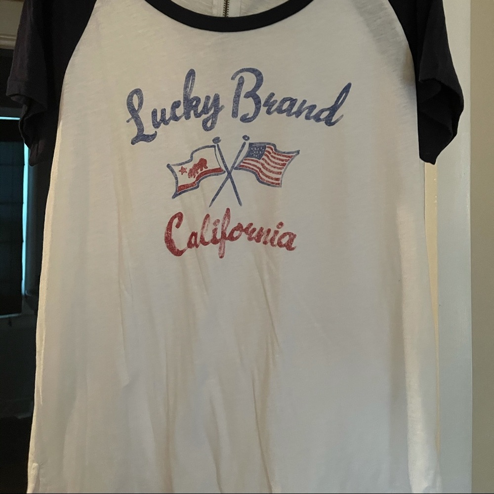 Lucky flag t shirt